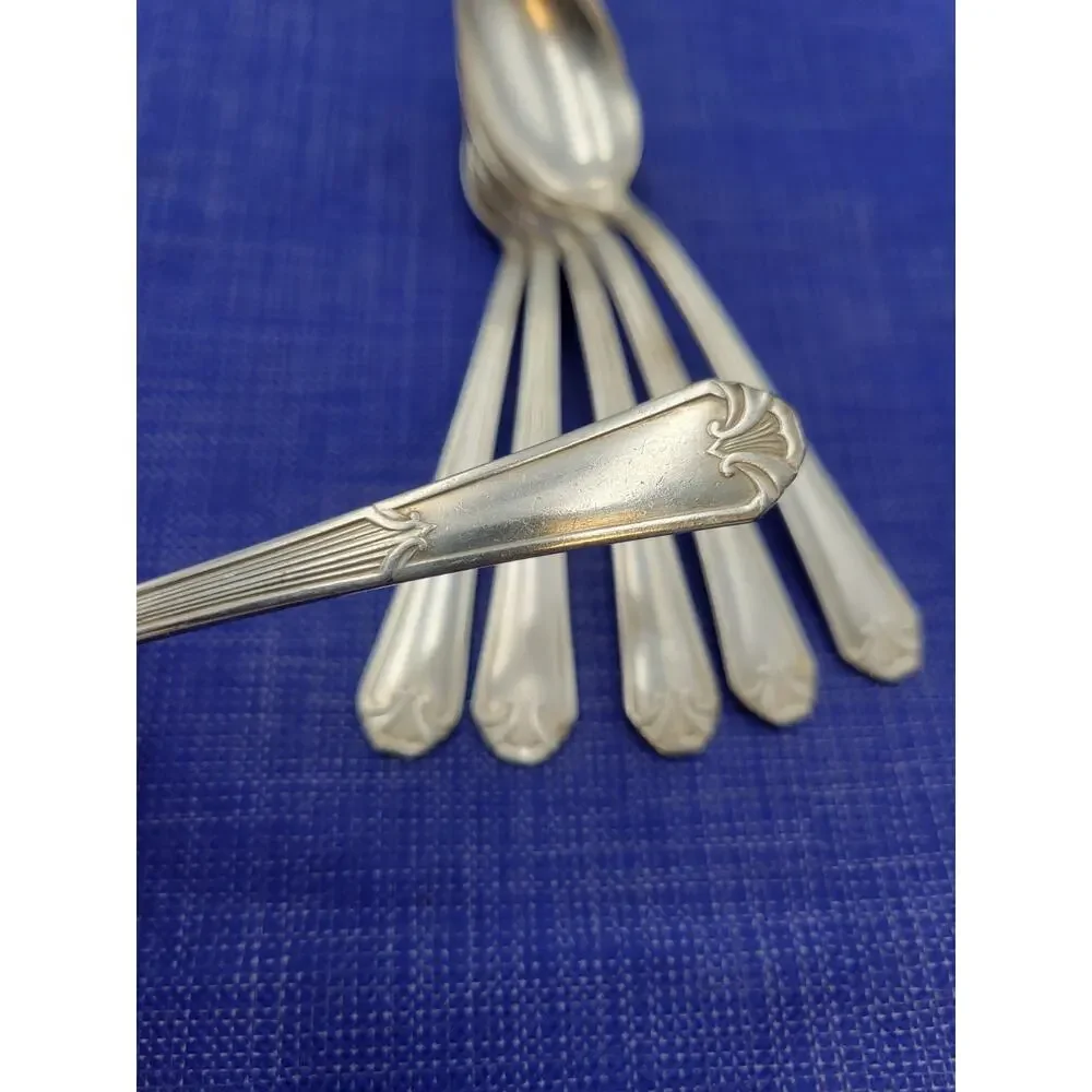 Set of 6 International Rogers FIDELIS Teaspoons 6